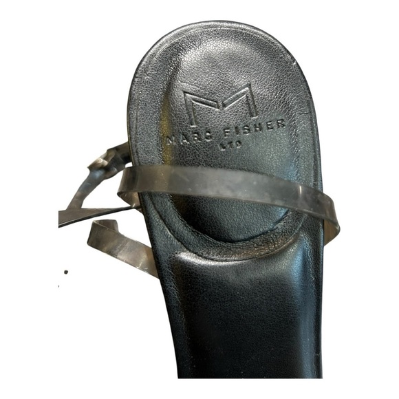 Marc Fisher LTD Calisty Sandal (Women) – Elegant Black Strappy Heels Size 7.5 - Picture 10 of 11